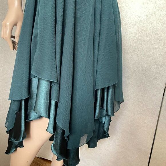 Chris McLaughlin dress size 10 Vintage dark green formal party - Picture 5 of 8